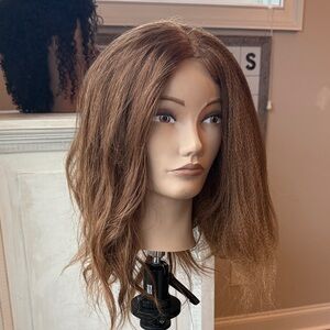 Josephine Hair Mannequin real hair from pivot point.
